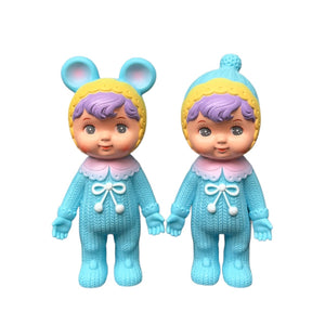Special Edition Charmy Chan With Teddy Ear | Blue with Purple Hair