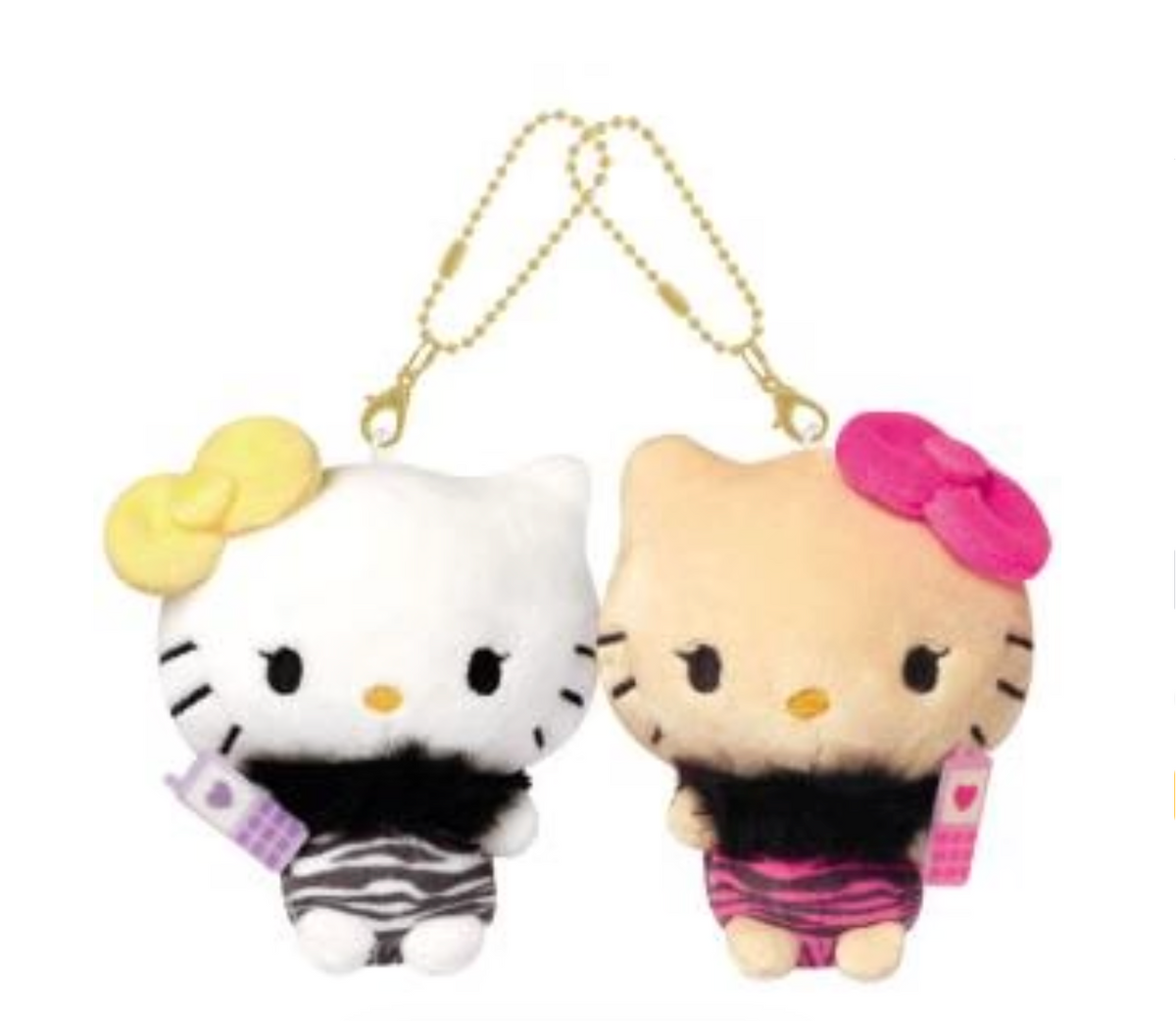 【希少】KITTY&MIMMY キーホルダー　2004 サンリオ　キティ　ミミー Hello Kitty & Mimmy Plush Keychain Small – an.mé /ahn-may/