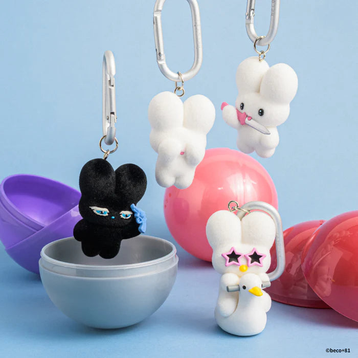 beco+81 figure mascot Vol.2 キーホルダー 3種セット beco+81 Carabiner Mascot Vol.2 Blind Box – an.mé /ahn-may/