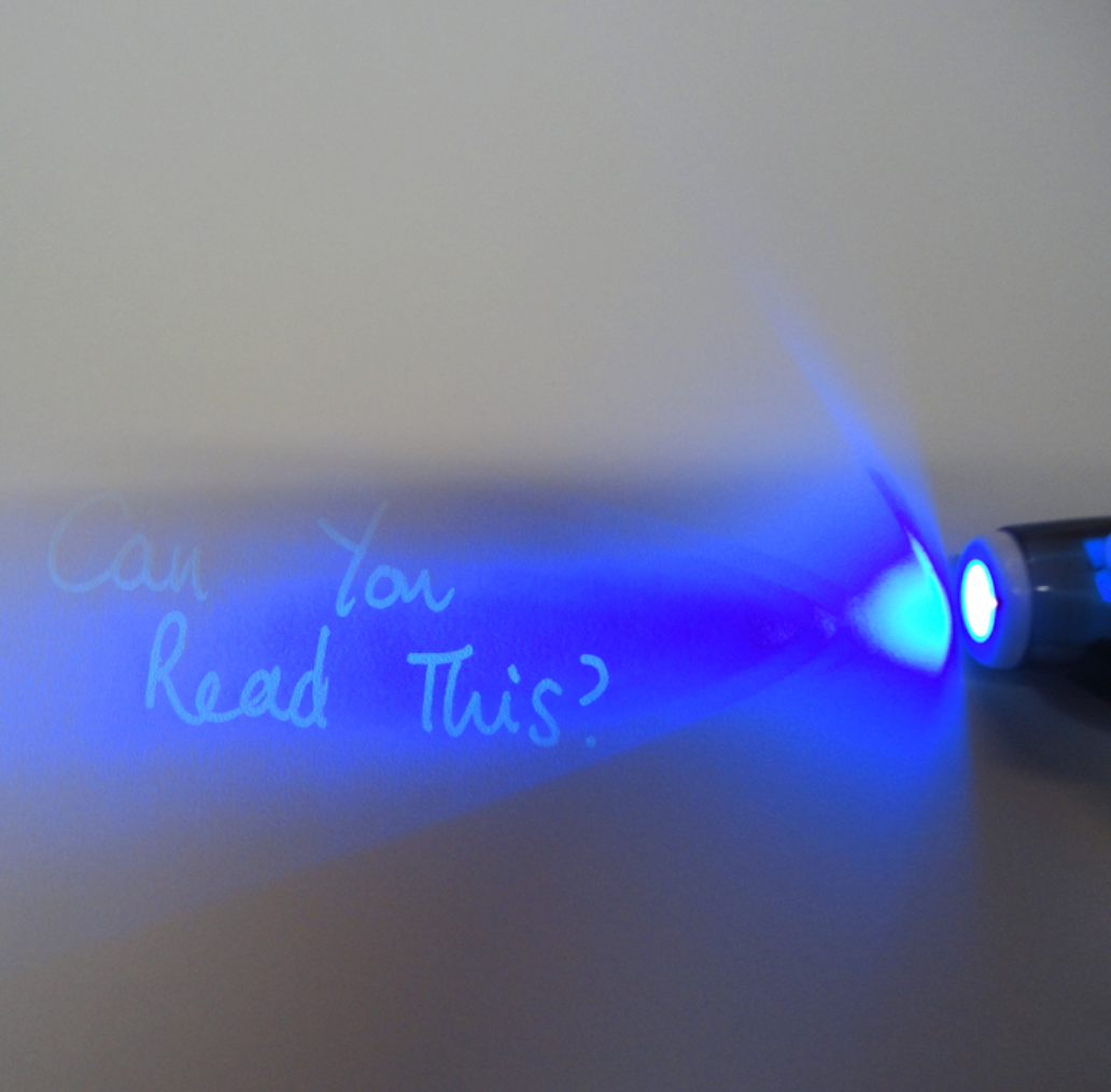 Invisible Ink Pen with UV Led Light - LPFZ479 - IdeaStage