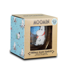 Moomin Winter Double Walled Glass Mug