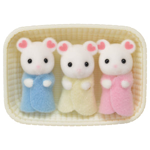 Marshmallow Mouse Triplets