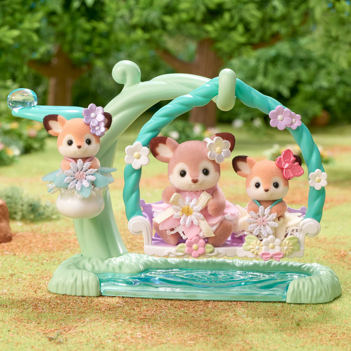 Deer Babies | Floral Swing Set