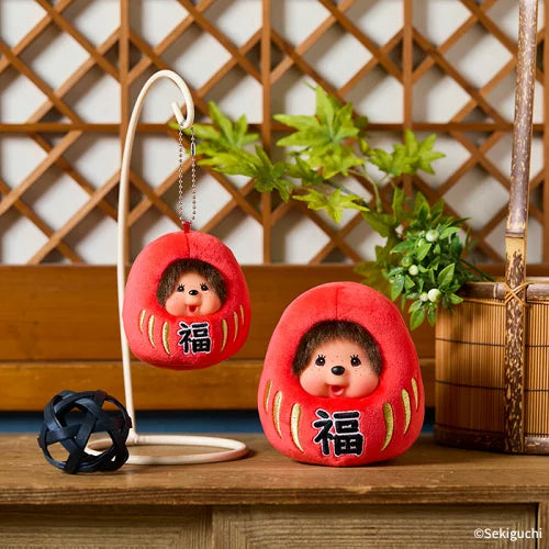 Monchhichi Lucky Daruma Plush