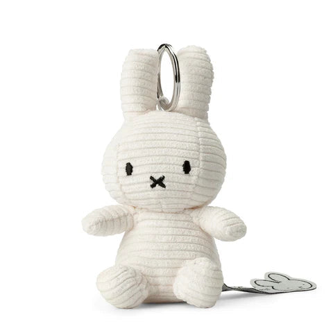 Corduroy Miffy Keychain | Offwhite