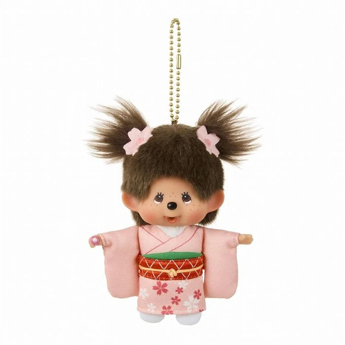 Monchhichi Cherry Blossom Kimono Keychain – an.mé /ahn-may/
