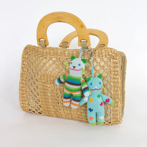 Bubbles the Cat Bag Charm