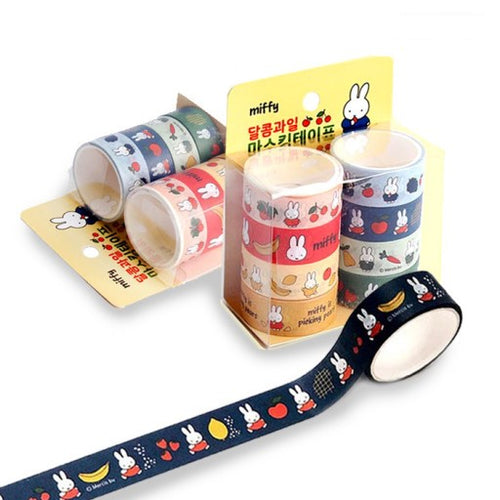 Miffy Sweet Fruit Deco Masking Tape Set