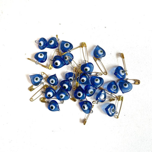 Glass Evil Eye Pin