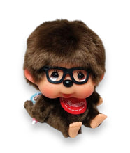 Sitting Monchhichi with Glasses