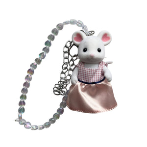 Calico Critters Bag Charm | Bianca Marshmallow Mouse