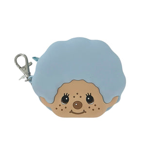 Monchhichi Silicon Coin Purse Bag Charm | Blue