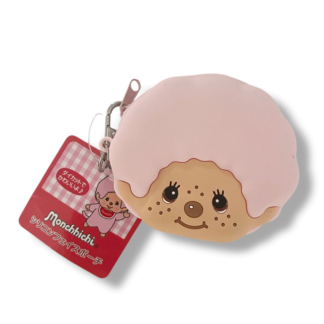 Monchhichi Silicon Coin Purse Bag Charm | Pink