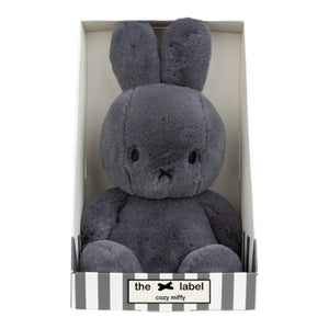Cozy Miffy Sitting in Giftbox | Grey