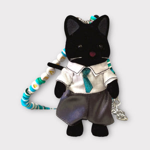 Critters Bag Charm | Mason Tuxedo Cat