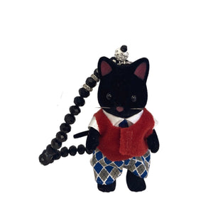 Calico Critters Bag Charm | James the Midnight Cat