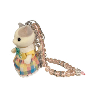 Calico Critters Bag Charm | Monica the Latte Cat