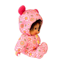 Monchhichi Girl in Floral Romper | Pink