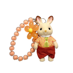 Calico Critters Bag Charm | Frasier Rabbit