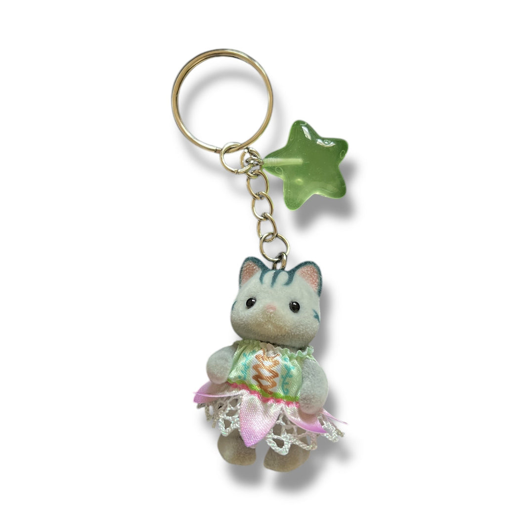 Liberty the Cat Baby Keychain