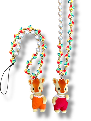 Giraffe Baby Bag Charm | Phone Strap