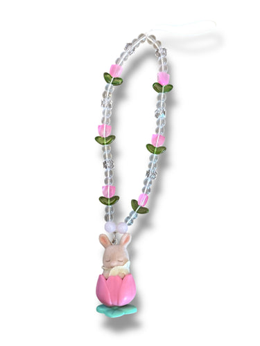 Milk Rabbit Baby Bag Charm | Phone Strap
