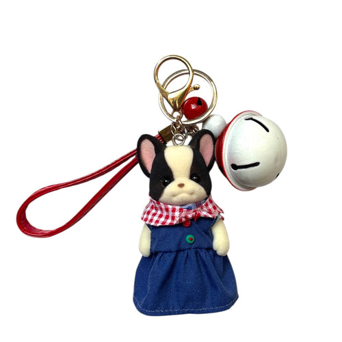 Calico Critters Keychain | French Bulldog Mama