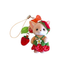 Berry Babies Charm in Tiny Basket | Standing Fennec Fox