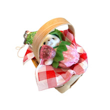 Berry Babies Charm in Tiny Basket | Crawling Fennec Fox