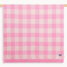 Munchie Blanket | Pink Check Jaquard Knit Blanket