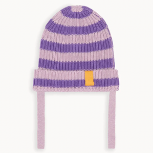 Fizzer Knitted Ribbed Hat | Lilac