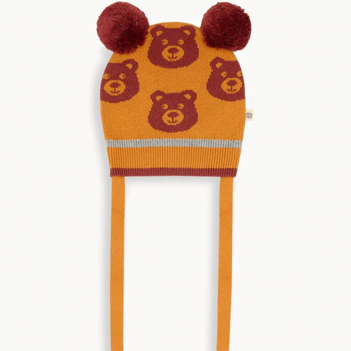Tootsie Jaquard Pom Pom Hat | Honey Bear