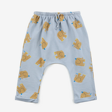 Elephant All Over Baby Pant | Blue