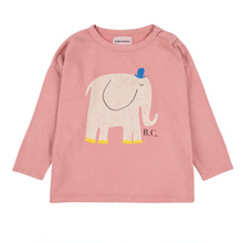 Organic Elephant Baby Tee | Pink