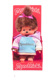 Monchhichi Tie-Dye Hoodie Girl Plush