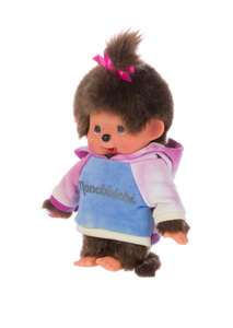 Monchhichi Tie-Dye Hoodie Girl Plush