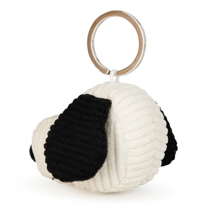 PEANUTS Corduroy Snoopy Head Keychain