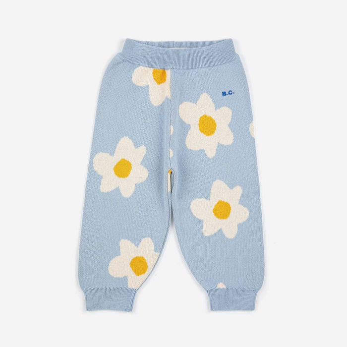 Big Flower All Over Baby Knit Pants