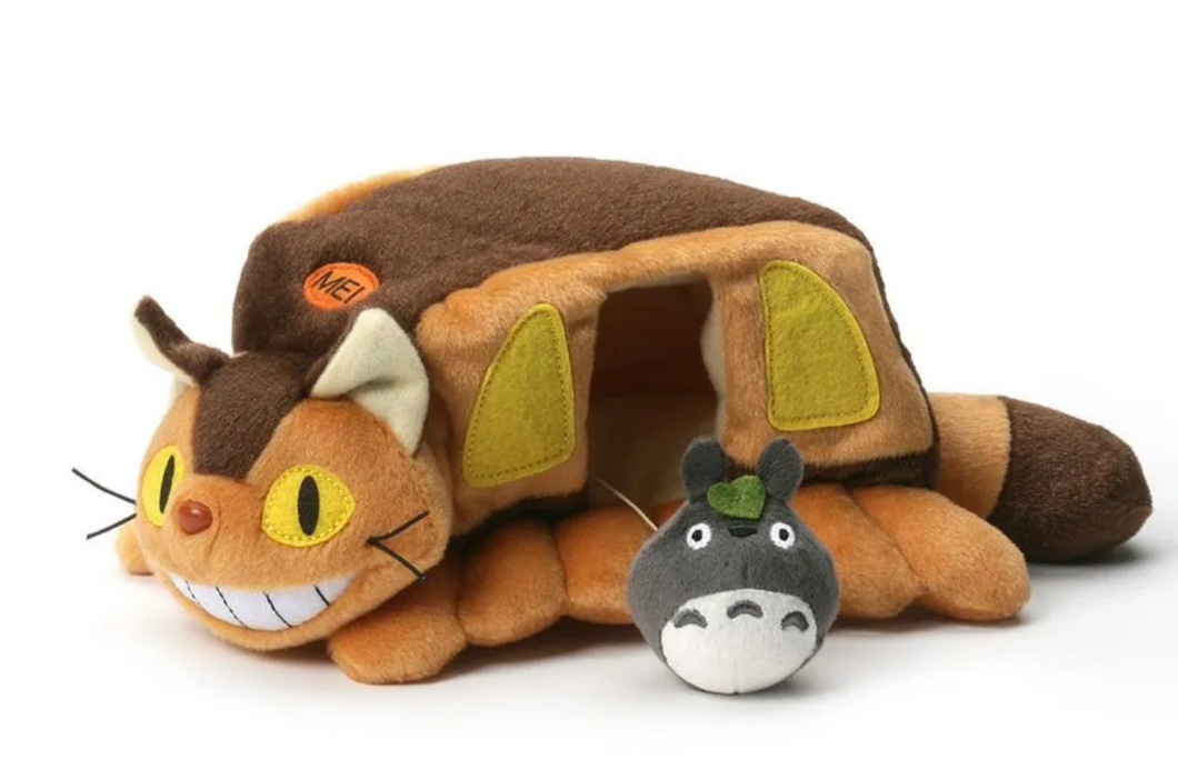 Catbus and Gray Totoro Plush