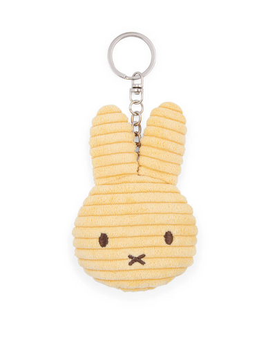 Miffy Flat Corduroy Keychain | Buttercream