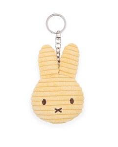 Miffy Flat Corduroy Keychain | Buttercream