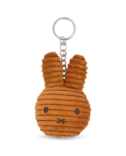 Miffy Flat Corduroy Keychain | Cinnamon