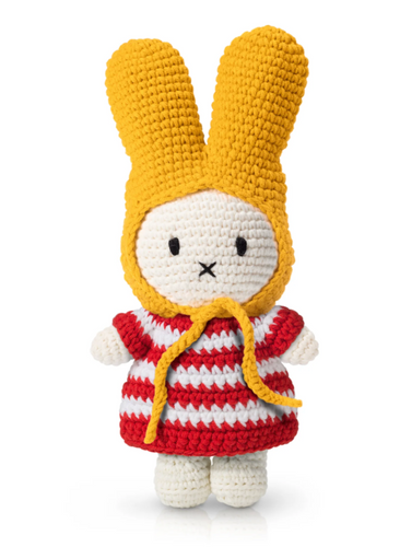 Miffy in Red Striped Dress