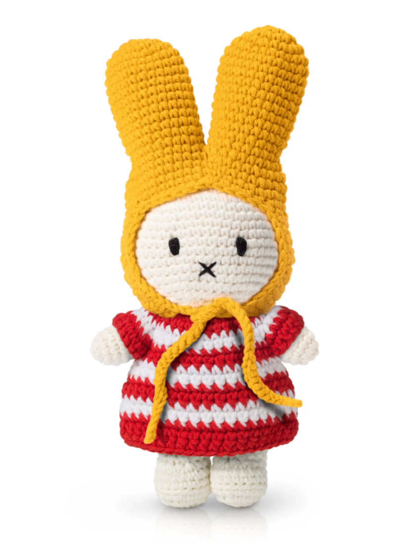 miffy red dress Miffy Red Dress keychain - 10 cm - 4