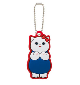 Sanrio x Mofusand Rubber Keychain