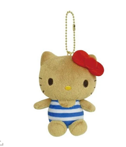 Sanrio Tanned Hello Kitty Seaside Vacation Plush Charm | Swimsuit