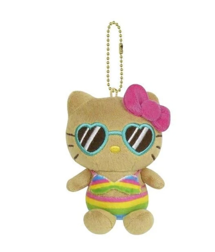 Sanrio Tanned Hello Kitty Seaside Vacation Plush Charm | Bikini