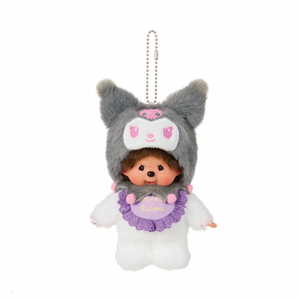 Monchhichi x My Melody & Kuromi Anniversary Keychain Collection
