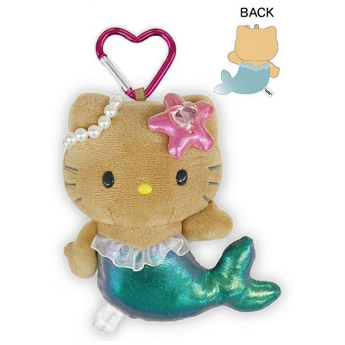 Hello Kitty & Mimmy Plush Keychain Small | Zebra & Leopard Print