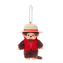 ONE PIECE × Monchhichi Luffy Keychain